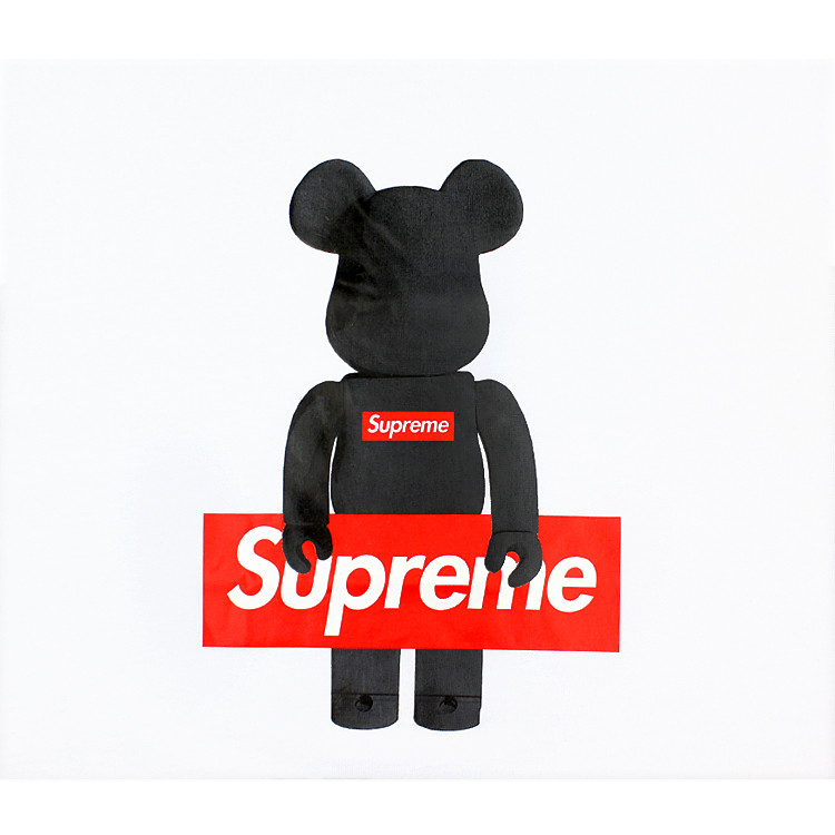 supremespain/supremespain 19年春夏 潮流logo明星款修身版 暴力熊