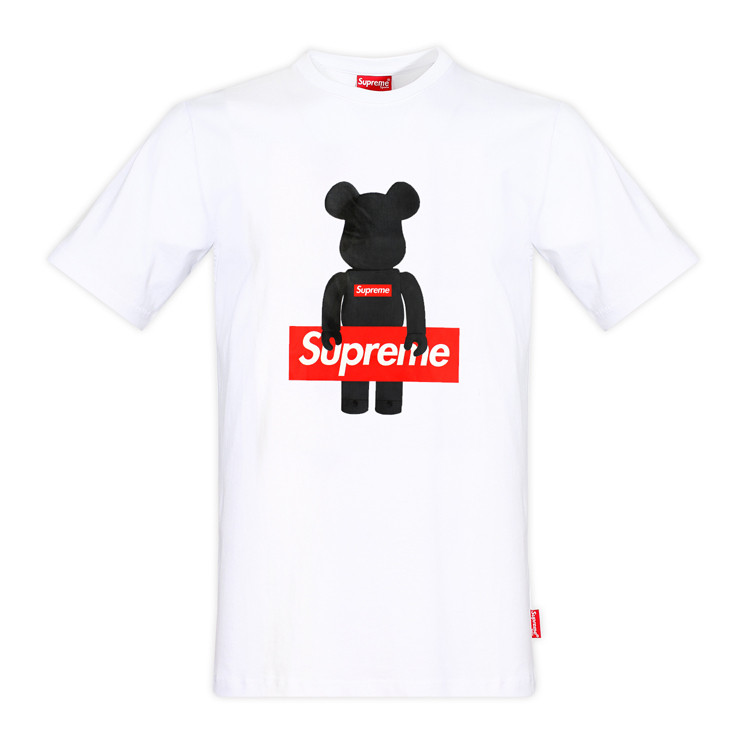 supremespain/supremespain 19年春夏 潮流logo明星款修身版 暴力熊