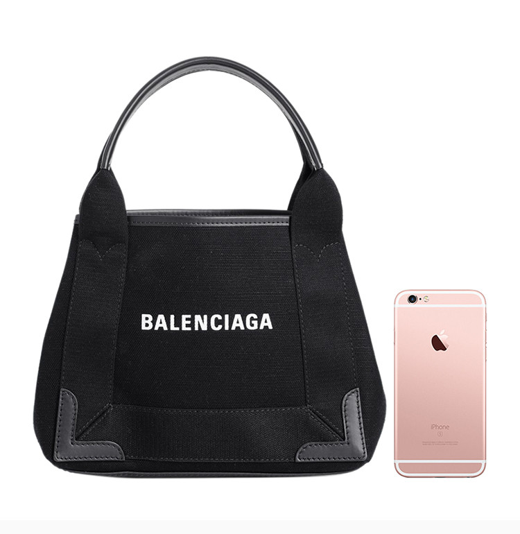 balenciaga/巴黎世家 女士帆布logo标识手提包单肩包斜挎包