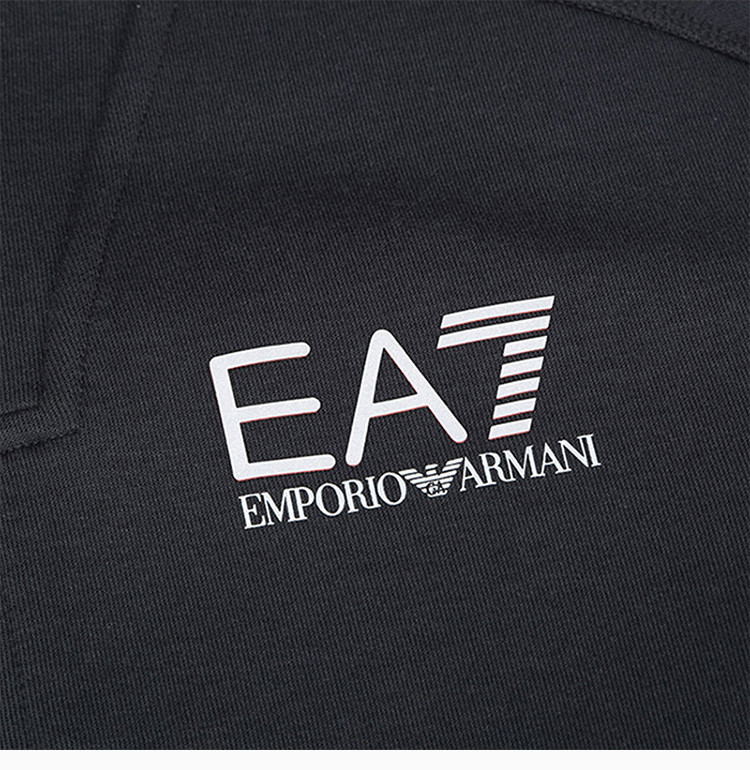 emporio armani/安普里奥 阿玛尼 ea7系列 男士深灰色棉质字母logo