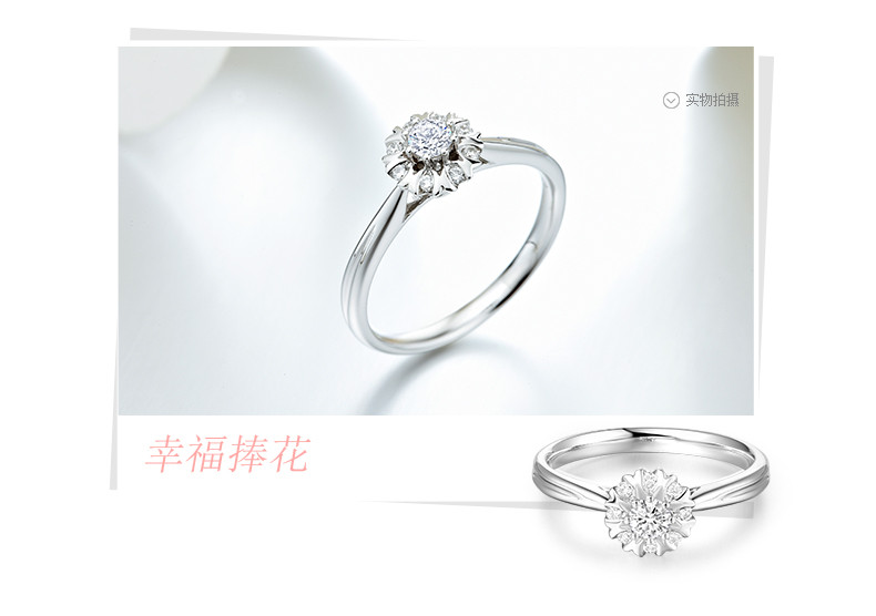 dr darryring/dr戴瑞求婚钻戒结婚订婚钻石戒指专柜群镶捧花女
