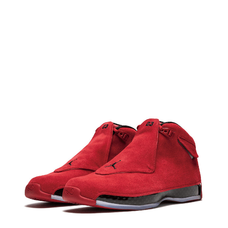 air jordan 18 toro aj18 红麂皮 大红愤怒的公牛 男子篮球鞋 aa2494