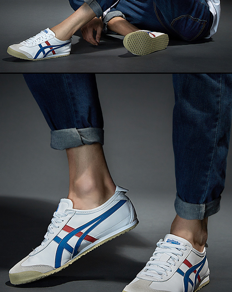 onitsuka tiger(鬼冢虎)mexico 66 经典红白蓝 dl408-0146