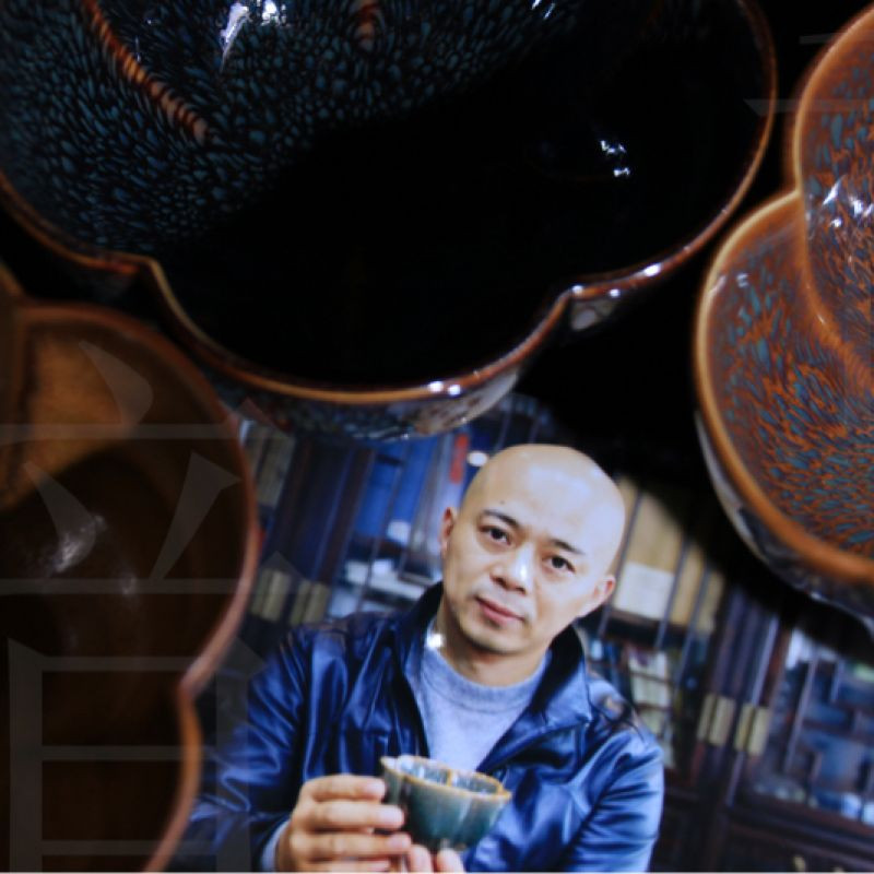 one/只有一个 研高工艺美术师范泽锋老师 手作【暗香】建盏茶具茶杯