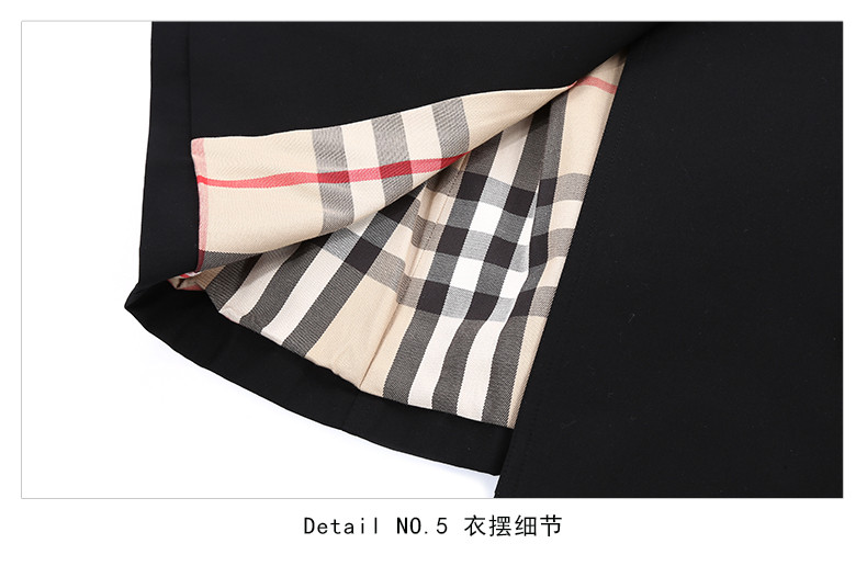 burberry/博柏利 短款双排扣女士风衣外套3900548