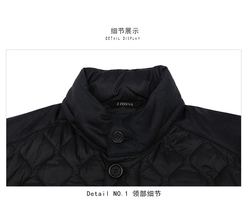z zegna/z zegna杰尼亚男装男士外套男士棉服男vn010zz103