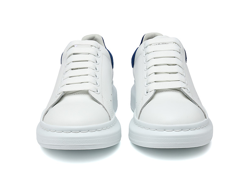 alexander mcqueen/亚历山大麦昆 男士白色牛皮革板鞋小白鞋 441631wh