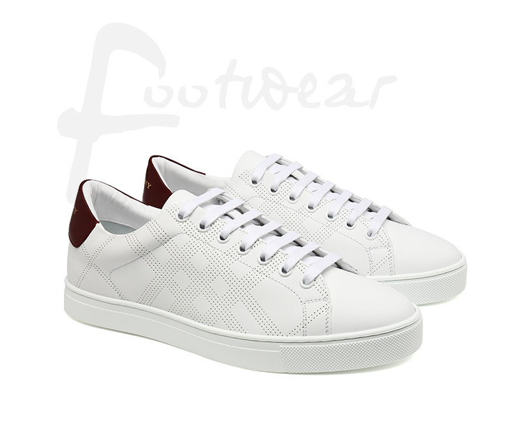 19春夏 burberry/博柏利 男鞋 男士休闲运动鞋 板鞋 小白鞋4058520