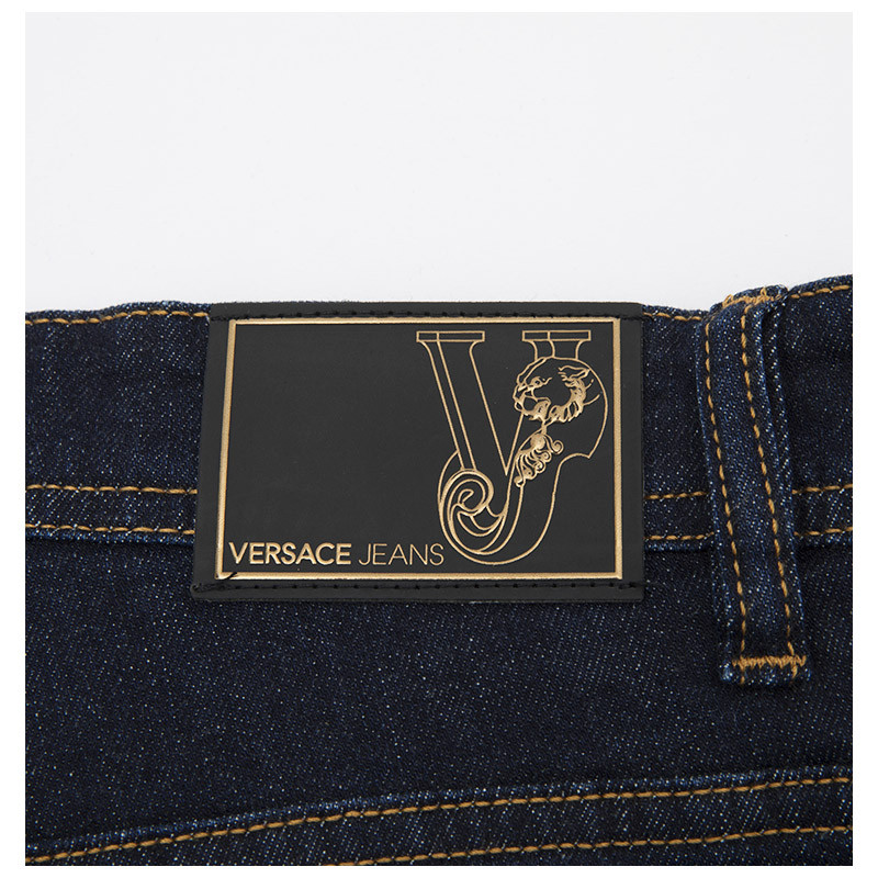 11可用券】【18秋冬新款】versace jeans/范思哲牛仔-刺绣vjlogo图案