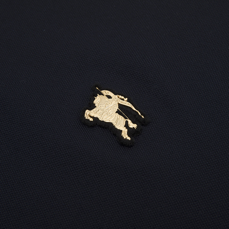 【奢品节可用券】burberry/博柏利纯棉刺绣logo图案装饰男士短polo