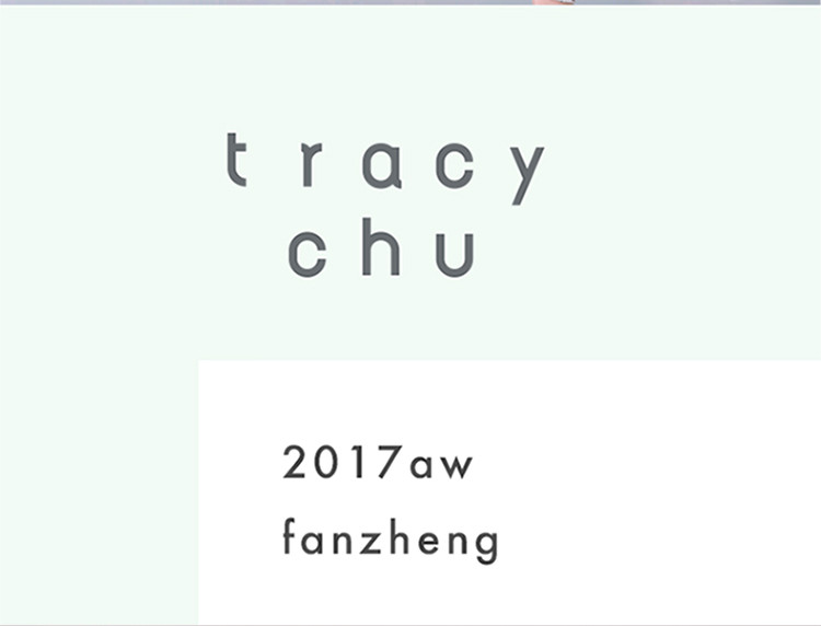 tracy chu/tracy chu朱熙越设计师fanzheng系列蓝色绣字女士外套女士