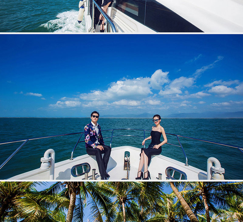 三亚旅拍婚纱照1天拍摄套餐(4套服装)