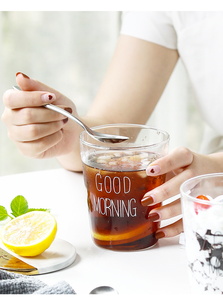 梵宇网红杯家用个性玻璃杯耐热茶水杯饮料杯创