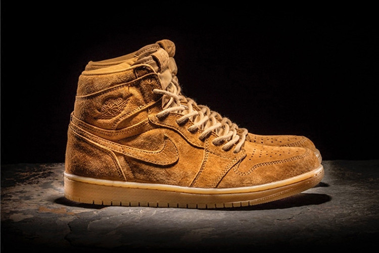 耐克nike aj1男款小麦nike air jordan1 乔1 og retro high wheat