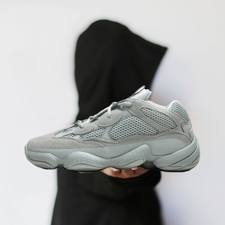 adidas yeezy500情侣款海盐adidas阿迪达斯椰子yeezyboost500salt男女