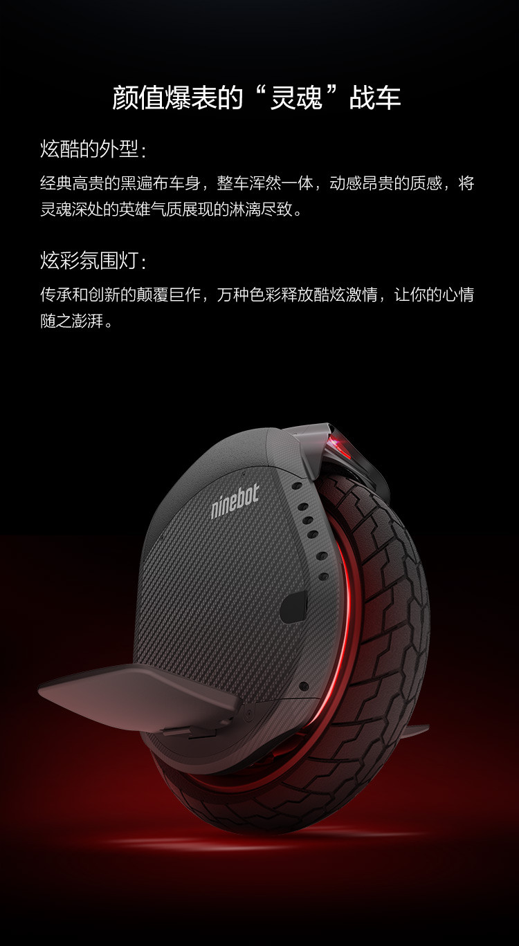 ninebot/九号 one z10九号单轮平衡车 电动独轮车 成人出行智能体感车