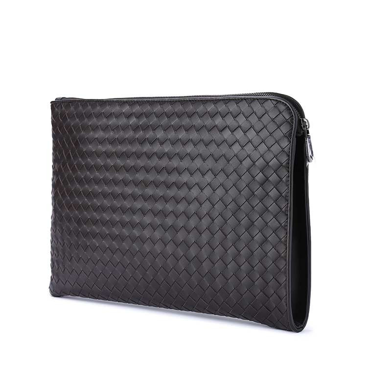 bottega veneta/葆蝶家咖啡色牛皮革男士手包406021v46512006