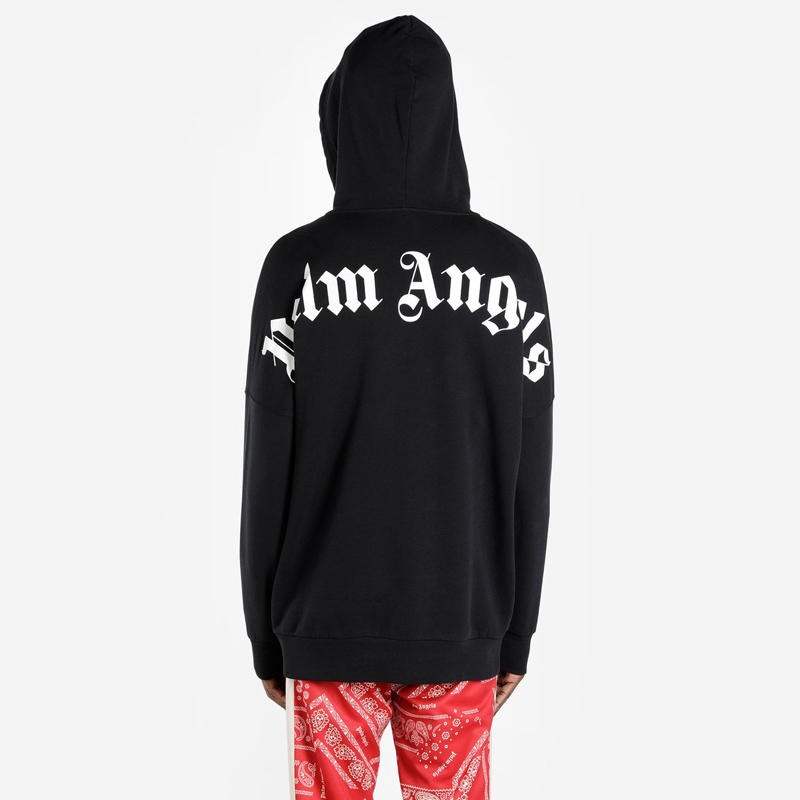 【19秋冬新款】palm angels/palm angels 男士后背大logo连帽衫卫衣