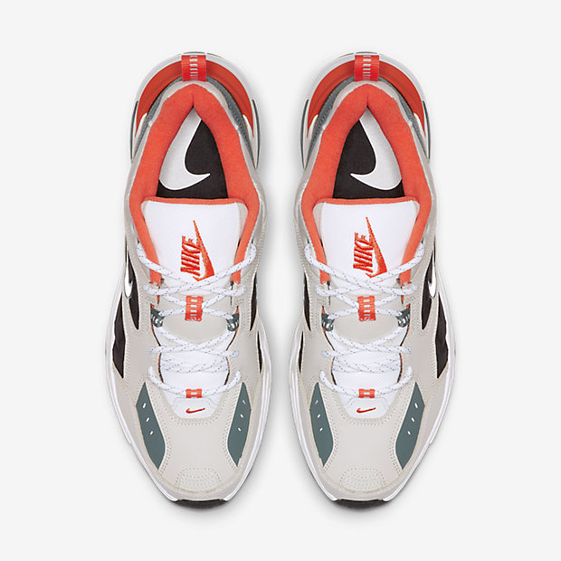 nike m2k tekno 灰橘复古老爹鞋 ci2969-001