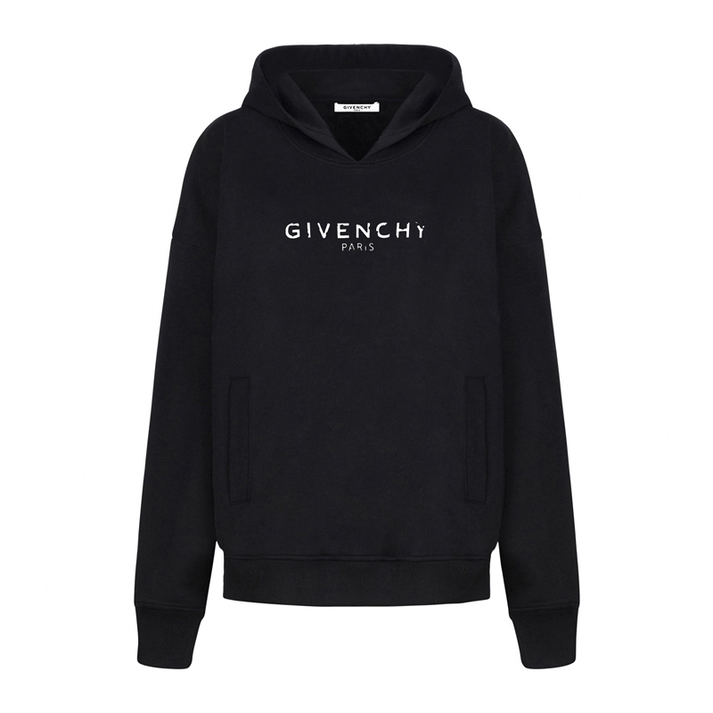 【19秋冬新款】givenchy/纪梵希 女士logo经典款连帽衫卫衣 bwj00b3z0