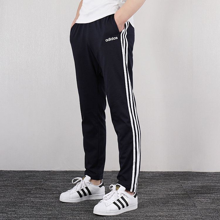 阿迪达斯adidas 2019春夏 男 运动型格 经典基础款 三条杠 小脚裤直筒