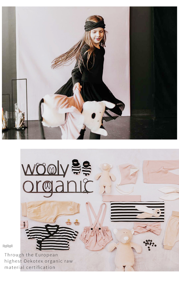 wooly organic/wooly organic 婴儿服饰婴儿套装 背带裙