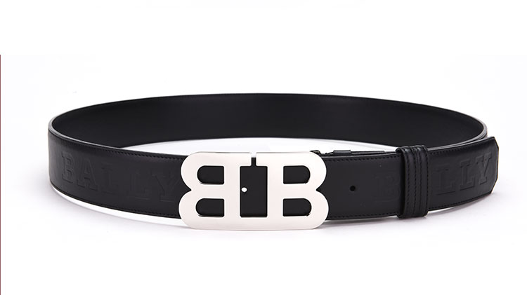 bally/巴利 mirror b 45男士双b搭扣logo腰带6222100