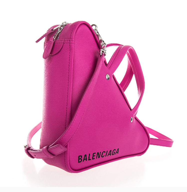 balenciaga/巴黎世家 女士小牛皮triangle小号三角包时尚手提单肩斜