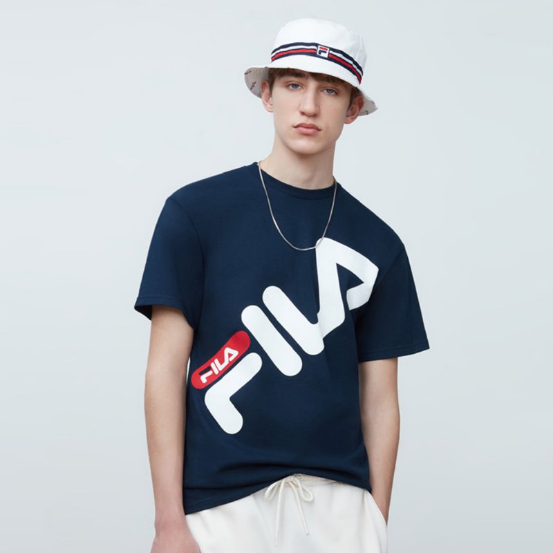 fila 斐乐 男女装 潮牌 新款 运动 休闲 大logo 字母 短袖 时尚 t恤