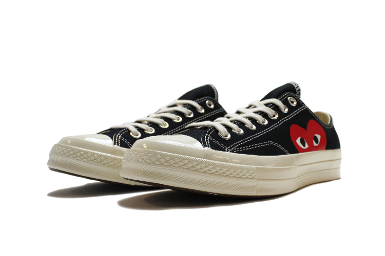 情侣款 converse 匡威 1970sxcdg 联名 低帮 川久保玲 爱心帆布鞋 150