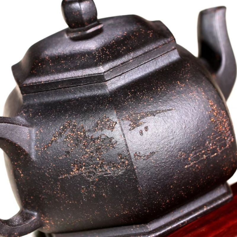 one/只有一个 国工艺许莘梓大师手作紫砂壶【六方宫灯】茶壶茶具