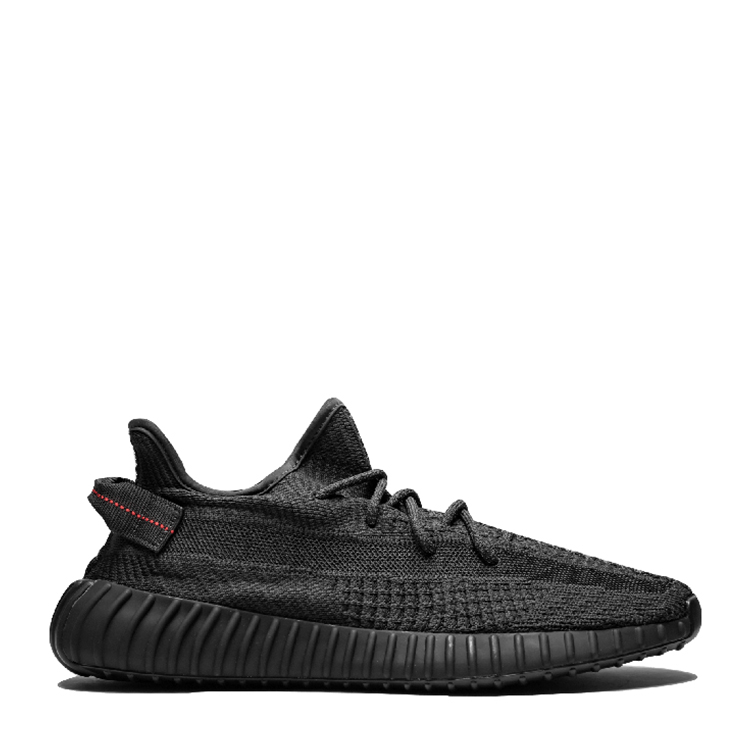 【爆款主推】adidas/阿迪达斯 yeezy boost 350 v2 全黑镂空侧透 黑