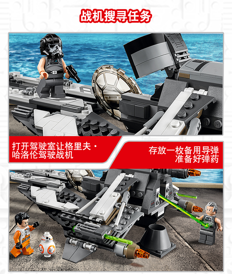 lego/乐高 星球大战系列 star wars tmy-翼星际战机 75181