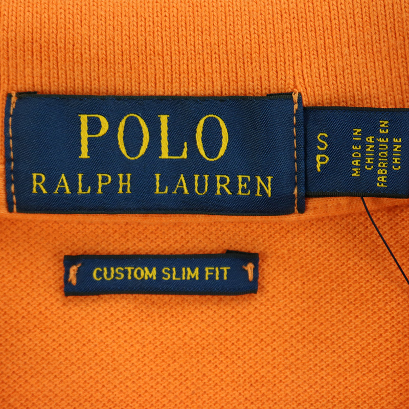 ralph lauren/拉夫劳伦 男士小马标custom slim fit 短袖polo衫