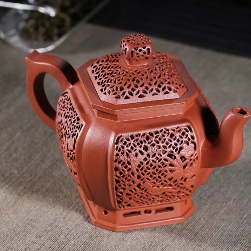 one/只有一个 高国工艺张伟军大师手作紫砂壶【喜在眼前】茶壶茶具