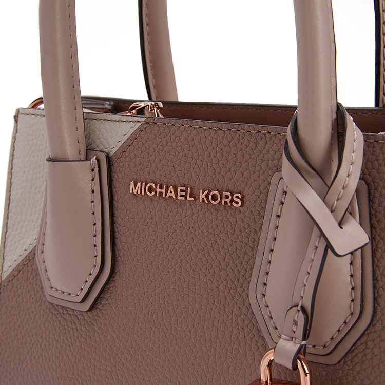 michaelkors/迈克·科尔斯【19春夏】女士拼色风琴款皮质手提包 30s9