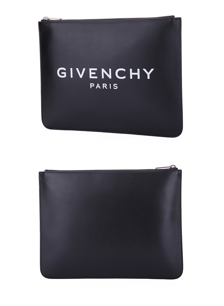 givenchy/纪梵希男包 男士牛皮时尚logo印花潮流经典纯色手拿包 手包