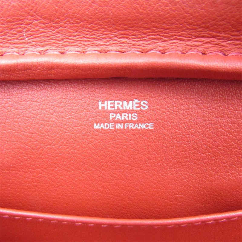 hermes/爱马仕 plume elan 女士红色系手提包【a级已使用】