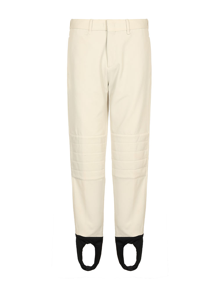 moncler/蒙克莱 米白色踩脚男士休闲裤 男裤