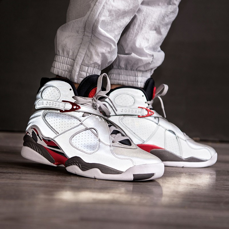 nike耐克 跑步鞋 2019春夏 银色 男鞋 air jordan 8 aj8 银灰兔八哥