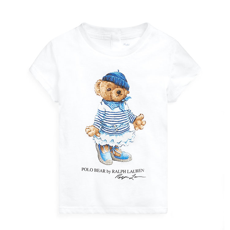 ralph lauren/拉夫劳伦 polo bear 2019年春夏 riviera小熊棉质t恤rl3