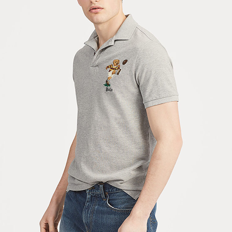 polo ralph lauren 男装 2019年秋季男装定制修身版型小熊polo衫rl