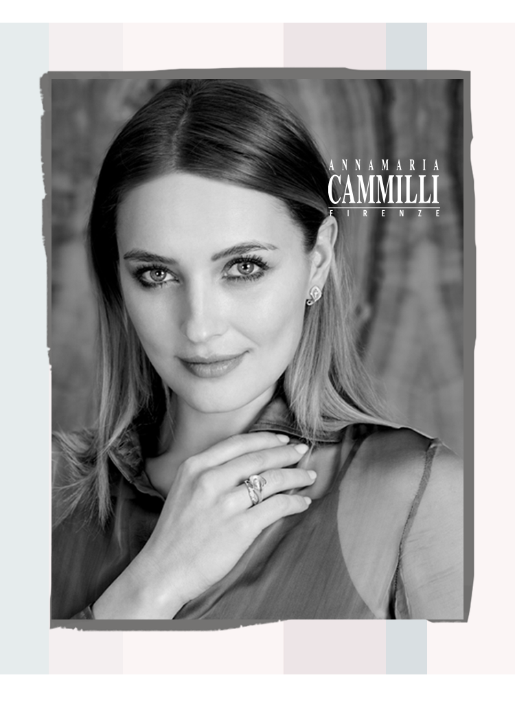 annamaria cammilli/annamaria cammilli 18k金镶嵌钻石耳饰matro gbj