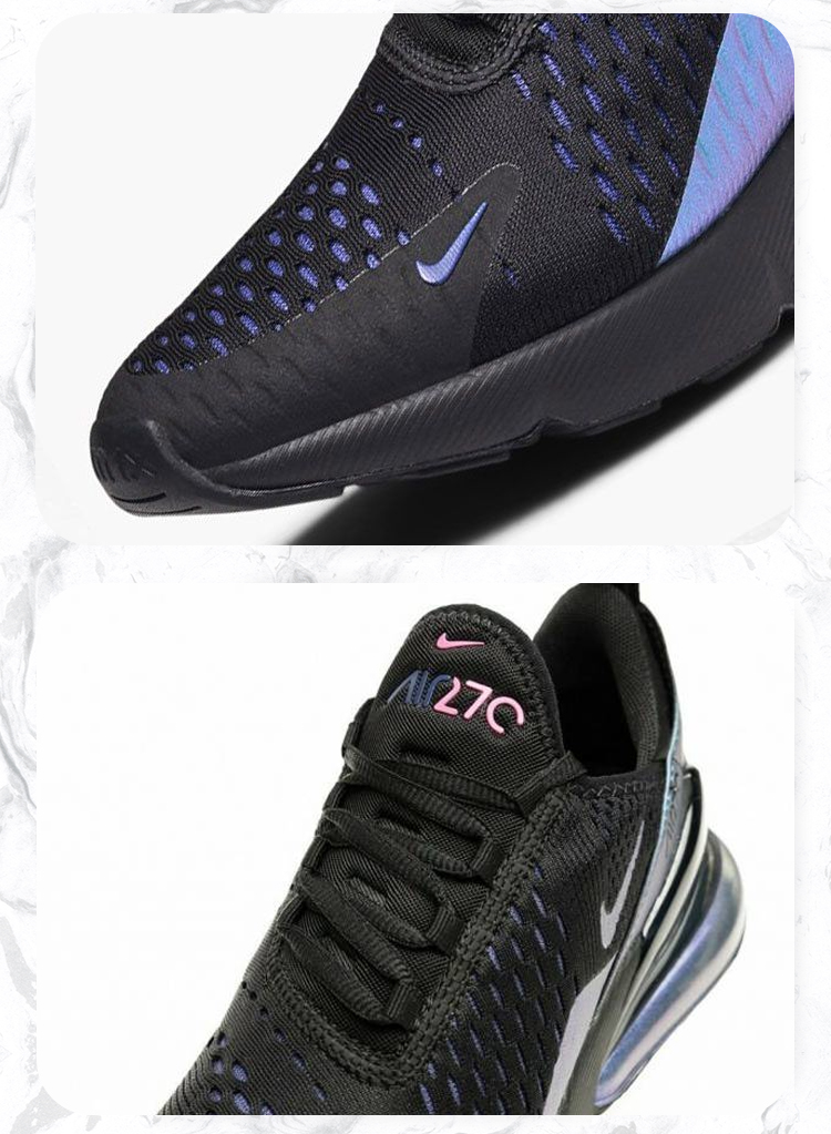 nike/耐克 air max 270大气垫鞋跑步鞋 女士休闲时尚跑步鞋 ah6789