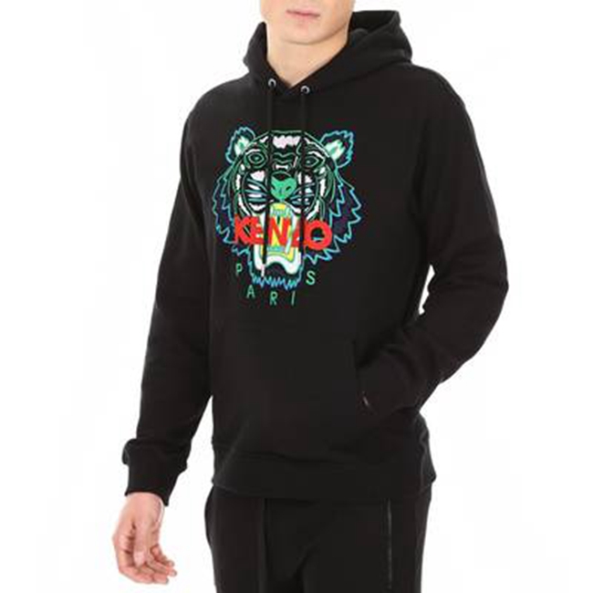 【秋冬】男装 服装 kenzo/高田贤三 虎头卫衣 纯棉连帽 宽松版型 男士