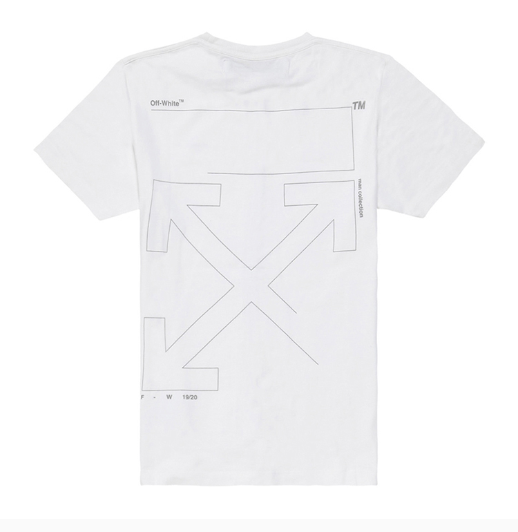 off white/off white 20春夏 男装 服饰 陈坤同款纯色棉质logo装饰