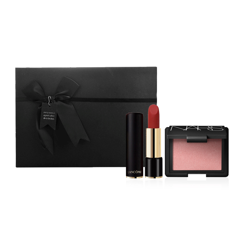 【爆款彩妆礼盒装】lancome/兰蔻菁纯柔润系列唇膏196# 胡萝卜色 nars