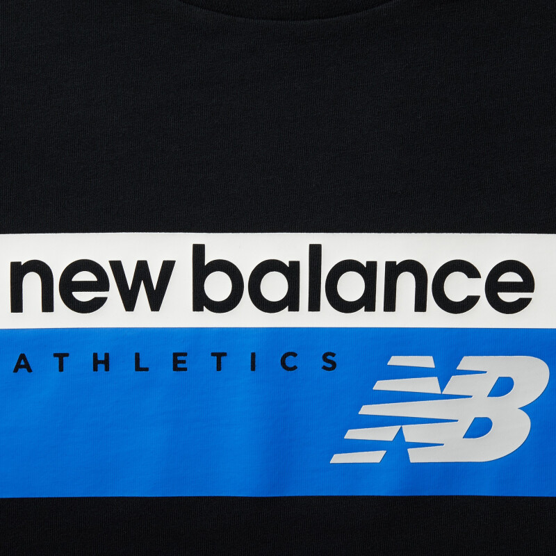 new balance nb 新款男款短袖t恤 圆领印花舒适 服装 amt91511-cay