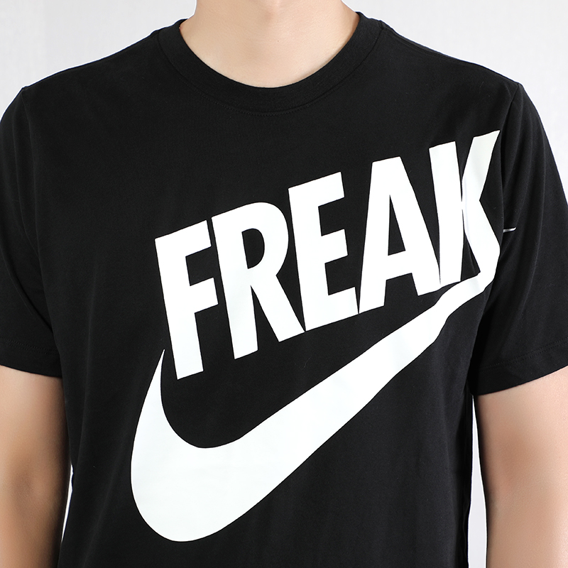 耐克nike 2019 男 freak经典大logo休闲运动潮流圆领短袖t恤 bv8266