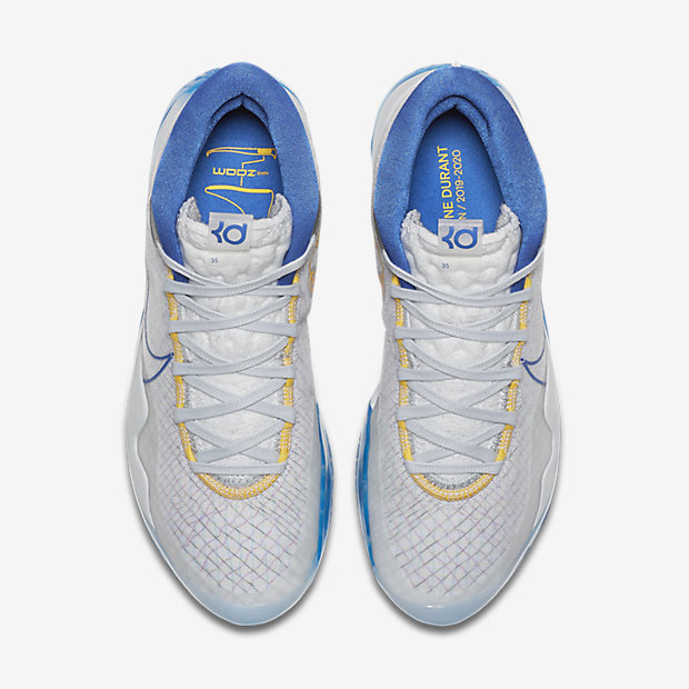 nike kd12 杜兰特12实战篮球鞋 白蓝ar4230-100